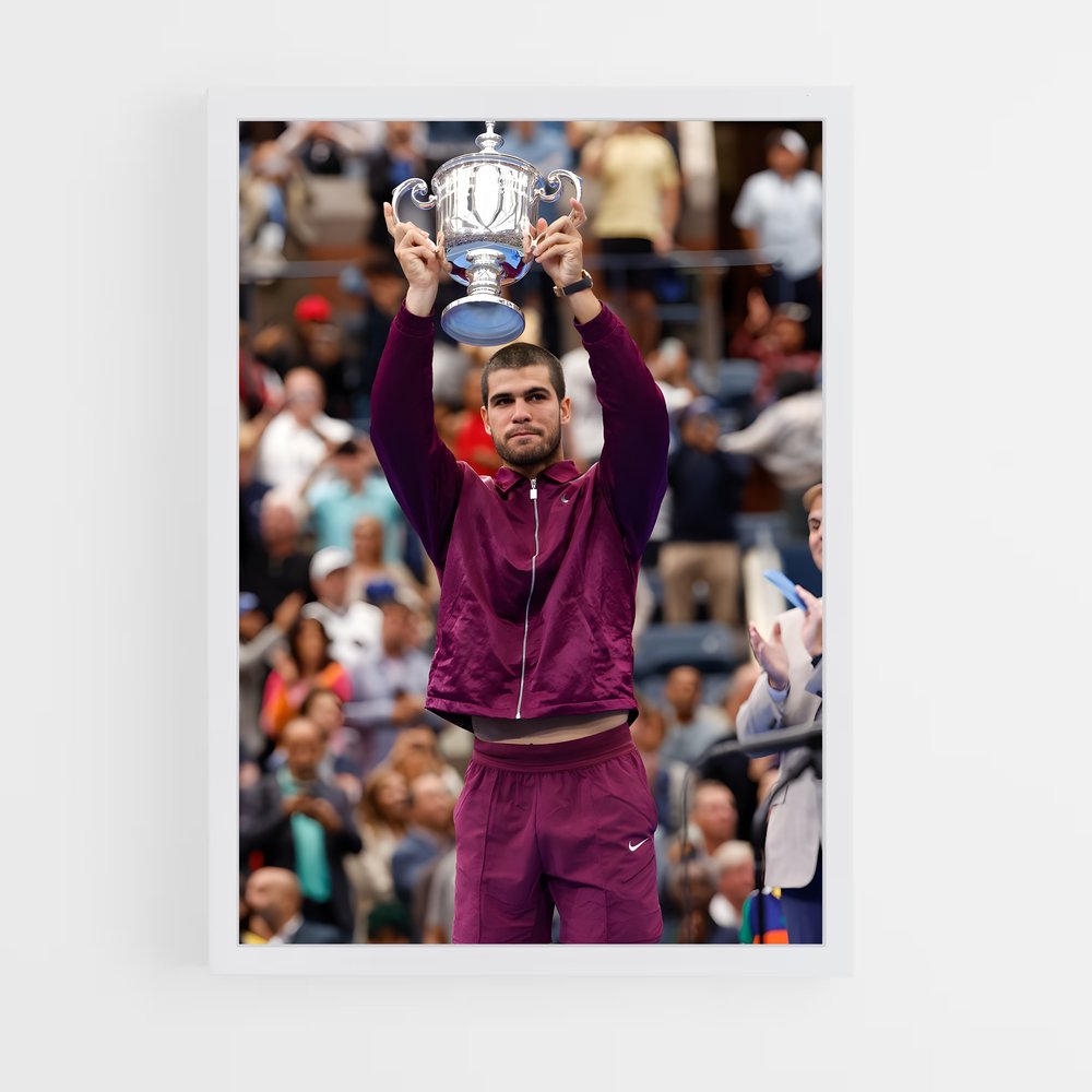 Poster La Victoire de Carlos – affiche Tennis (vue 3)
